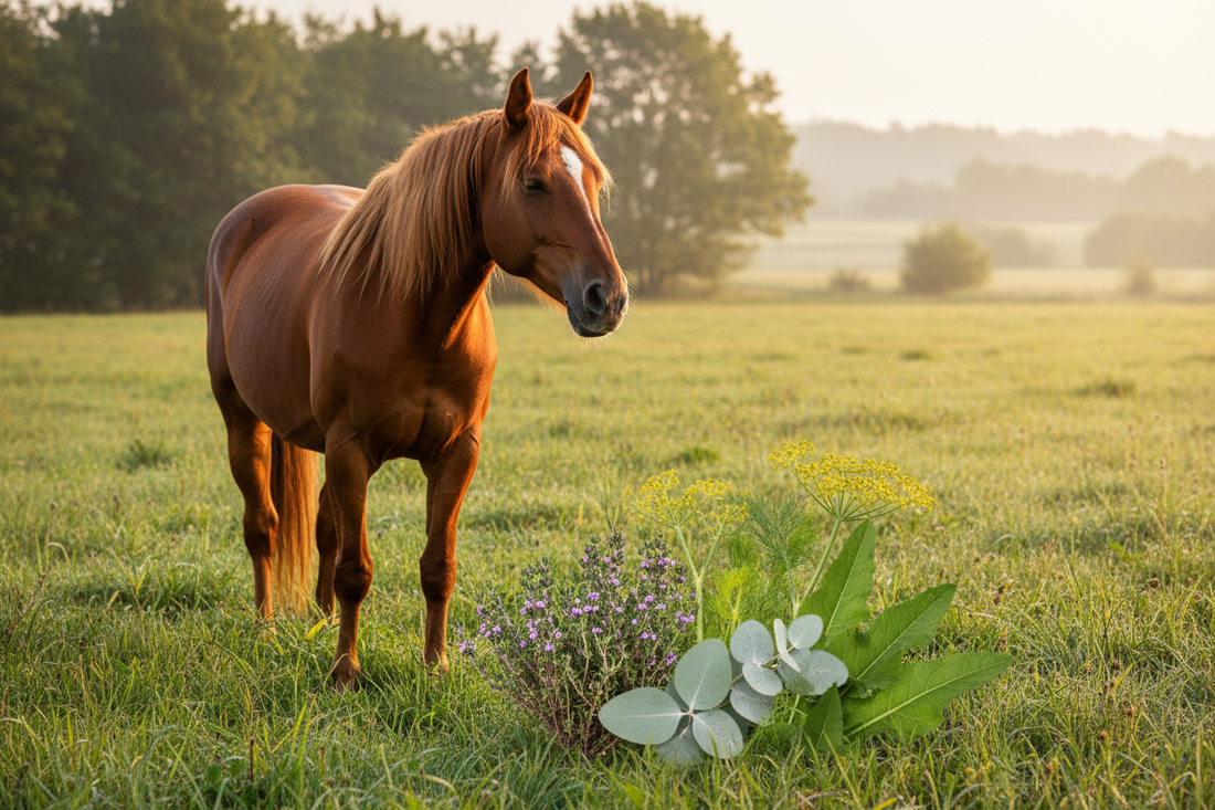 Hustenkräuter für Pferde – natürliche Unterstützung der Atemwege