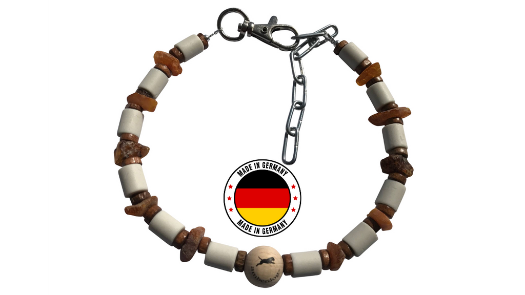 EM Keramik Kette Amberwood für Hunde - TierVita