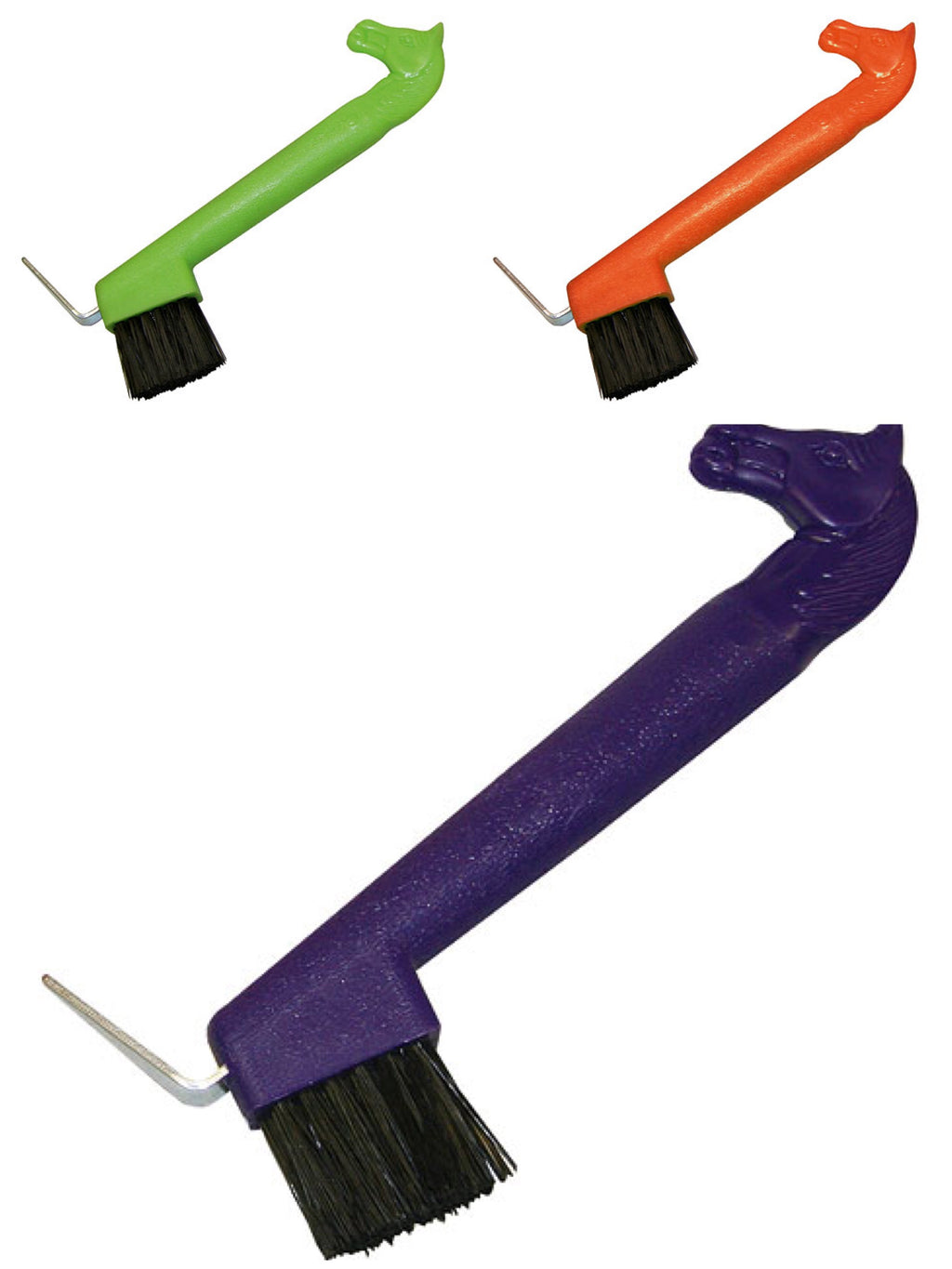 Hufkratzer mit Pferdekopf,