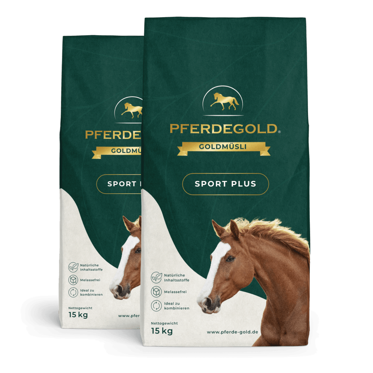 Pferdegold® Goldmüsli® Sport Plus – Pferdemüsli für sportlich aktive Pferde