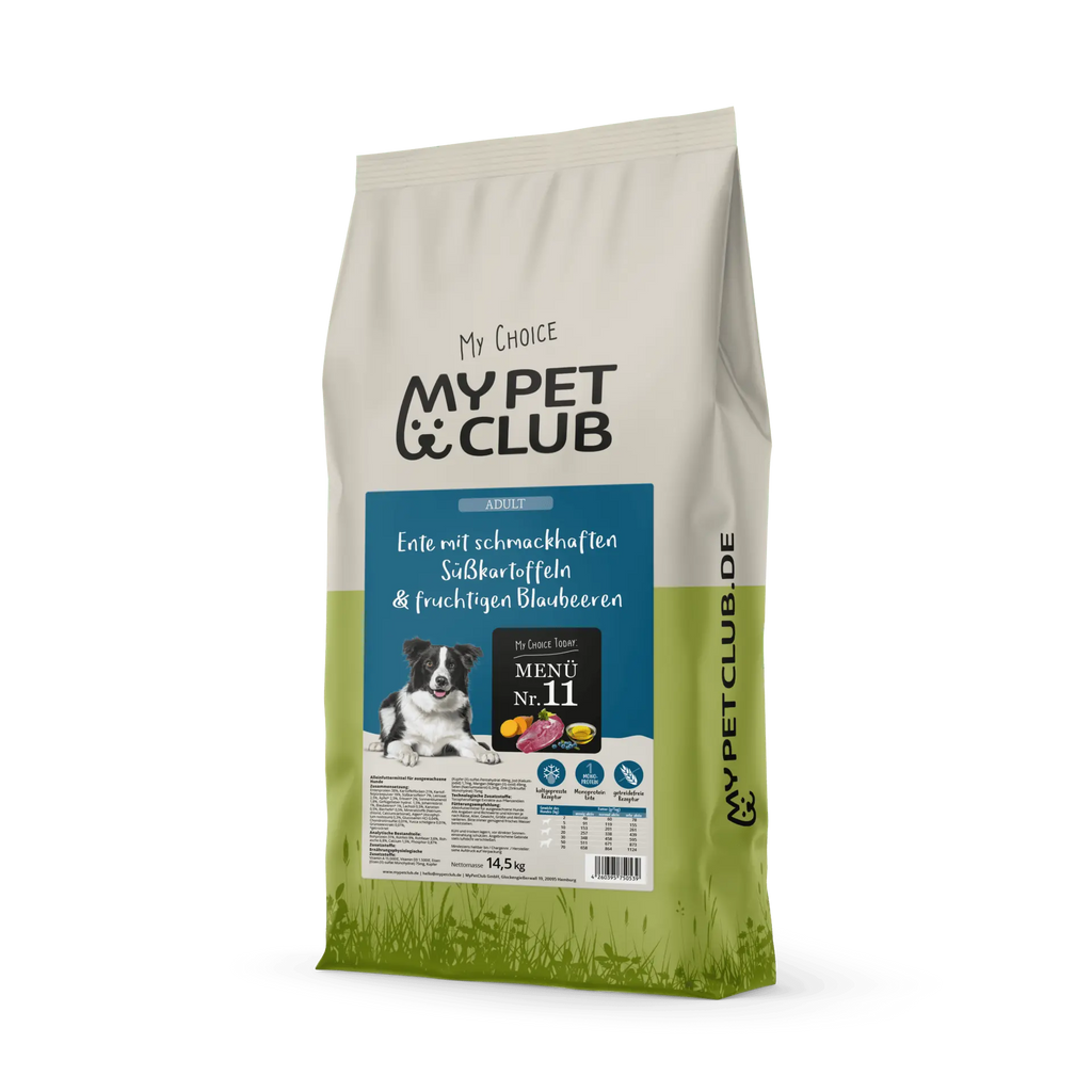 MyPetClub kaltgepresste herstellung Ente - TierVita