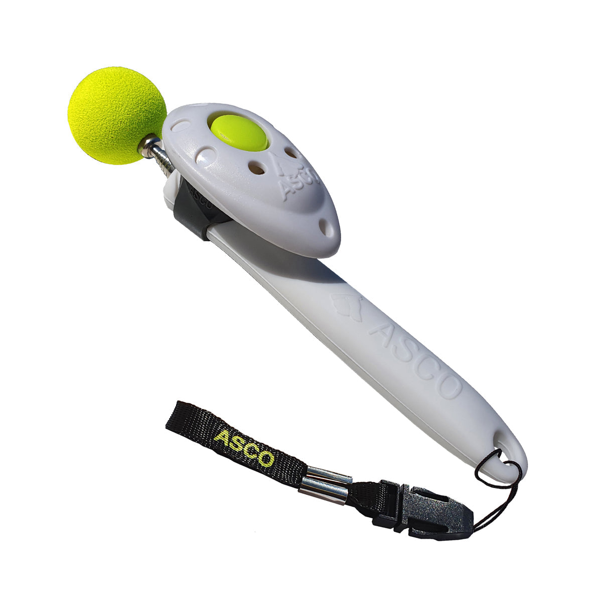 ASCO ClickStick - Target Stick mit abnehmbarem Premium Clicker - Target Stab für Hunde Katzen Clickertraining - Targetstick ausziehbar mit extra Klicker - Targetstab für Target-Training - TierVita