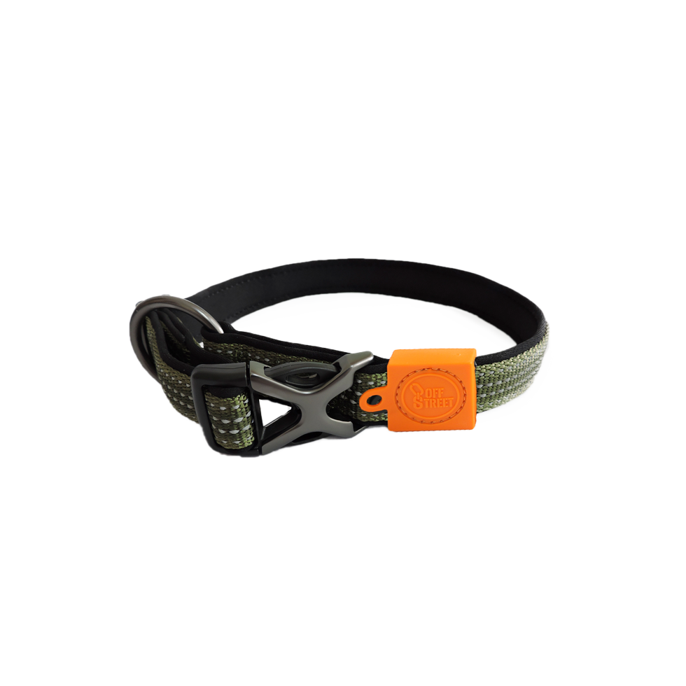 AFP Off Street - Dog Collar Olivgrün M