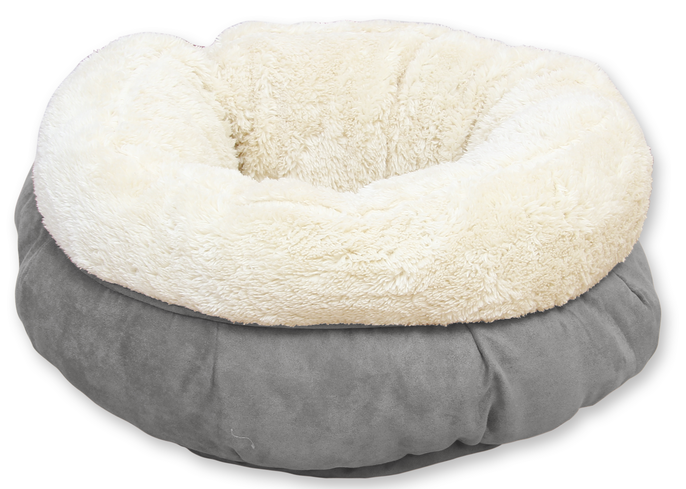 AFP Lambswool - Donut Bed Grau