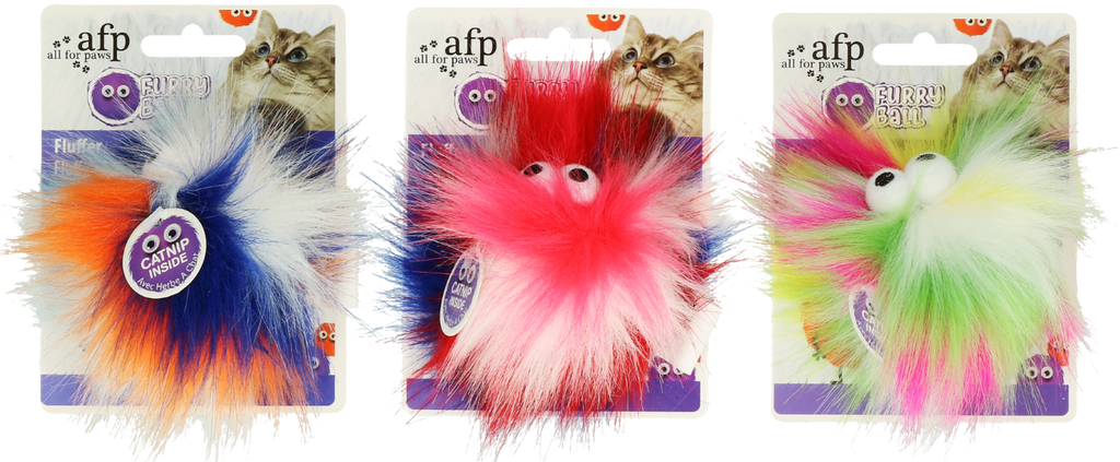 AFP Furry Ball - Fluffy Ball Gelb