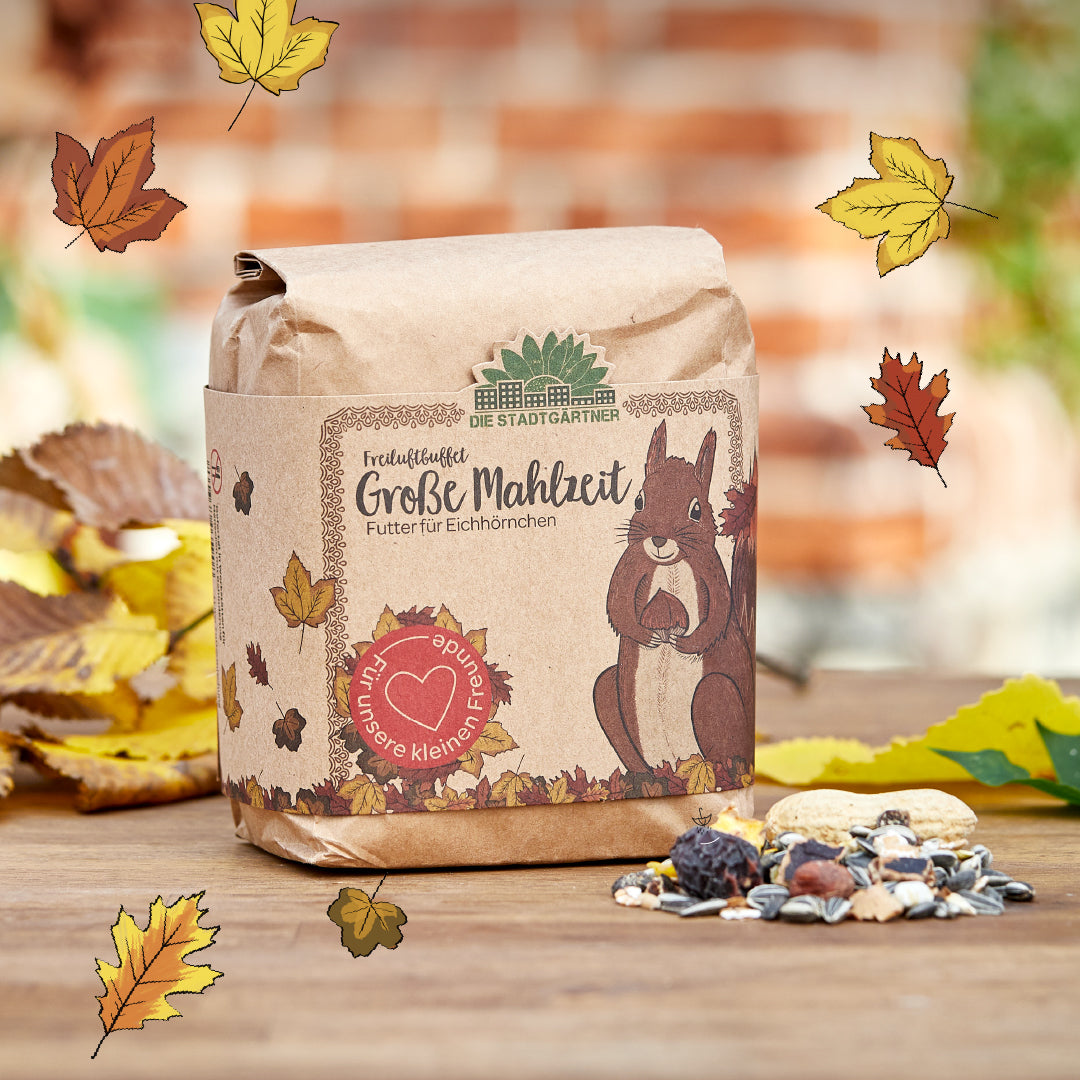 Große Mahlzeit – 1 L Eichhörnchenfutter - TierVita