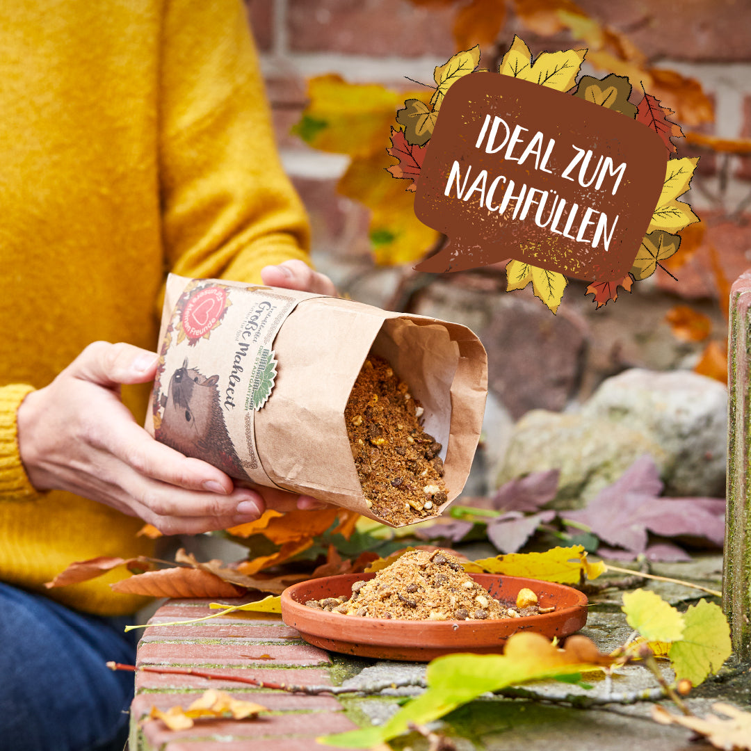 Große Mahlzeit – 1 L Igelfutter - TierVita