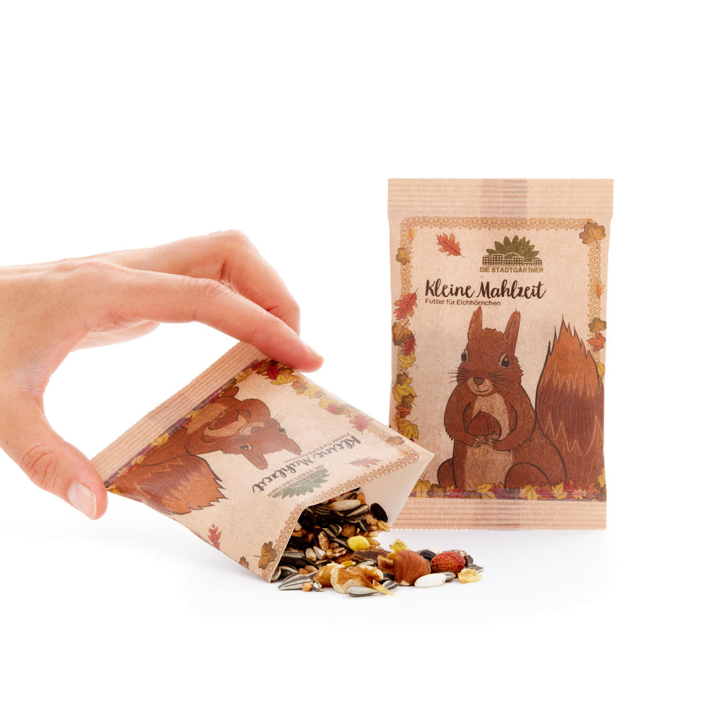 Kleine Mahlzeit – Eichhörnchenfutter - TierVita