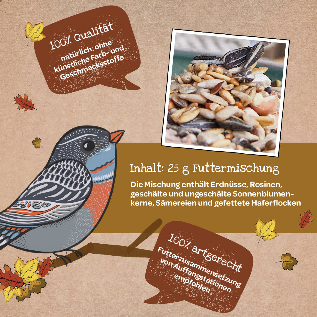 Kleine Mahlzeit – Vogelfutter - TierVita