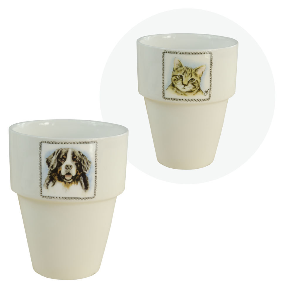 HofundZoo Milchbecher Hund/Katze