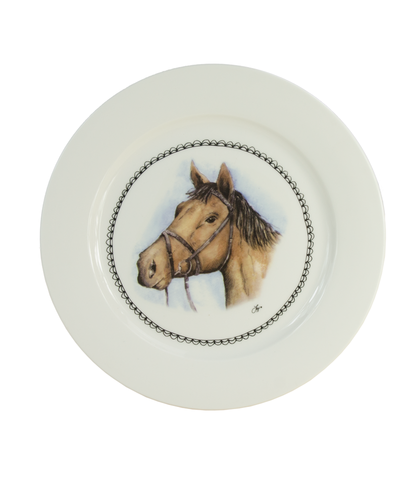 HofundZoo Frühstücksteller Pferd