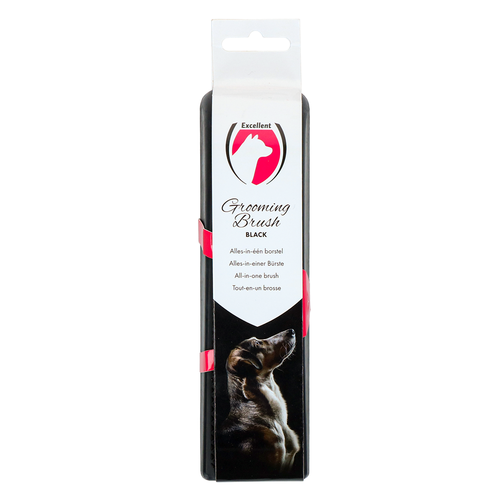 Excellent Pets Grooming Brush Medium Schwarz