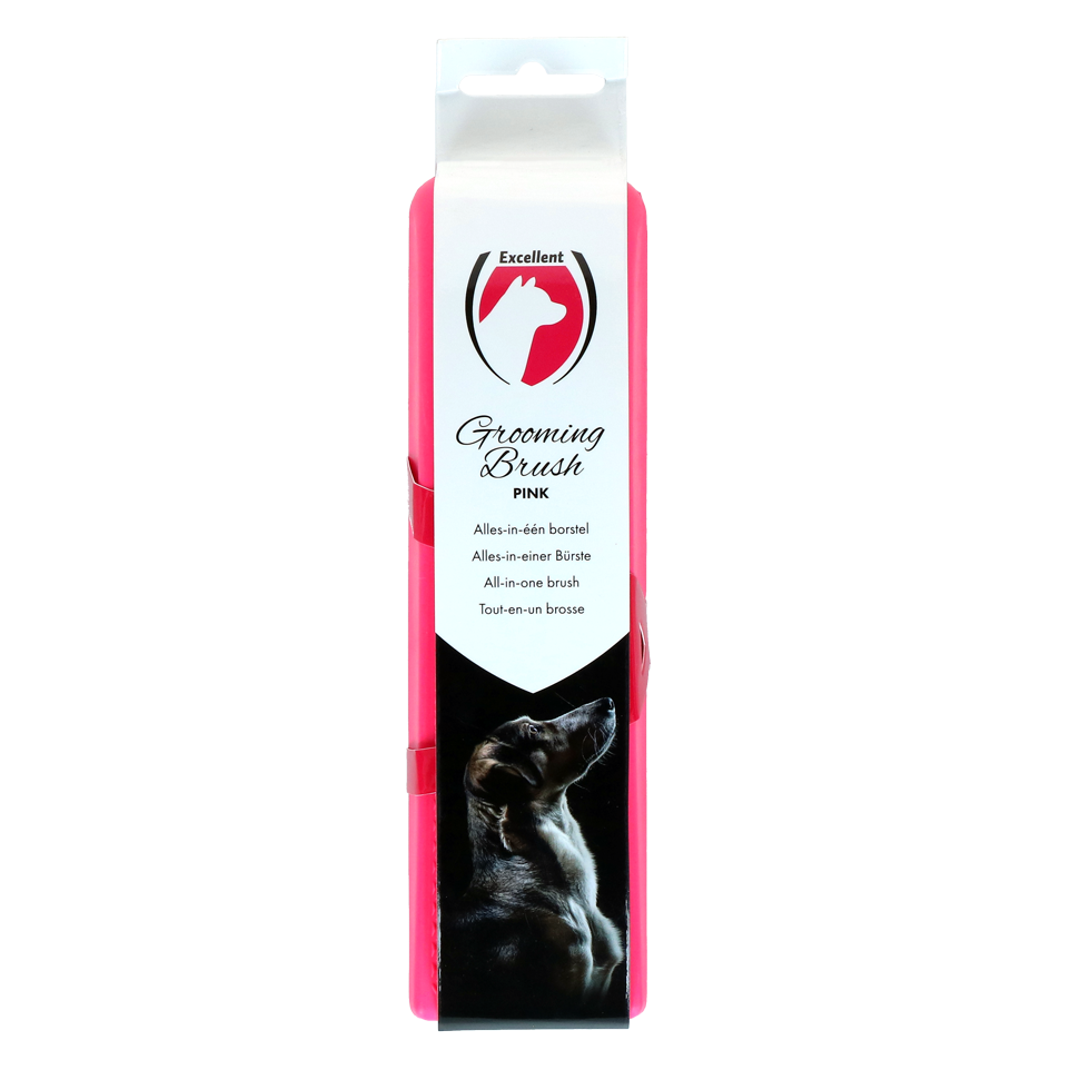 Excellent Pets Grooming Brush Medium Rosa