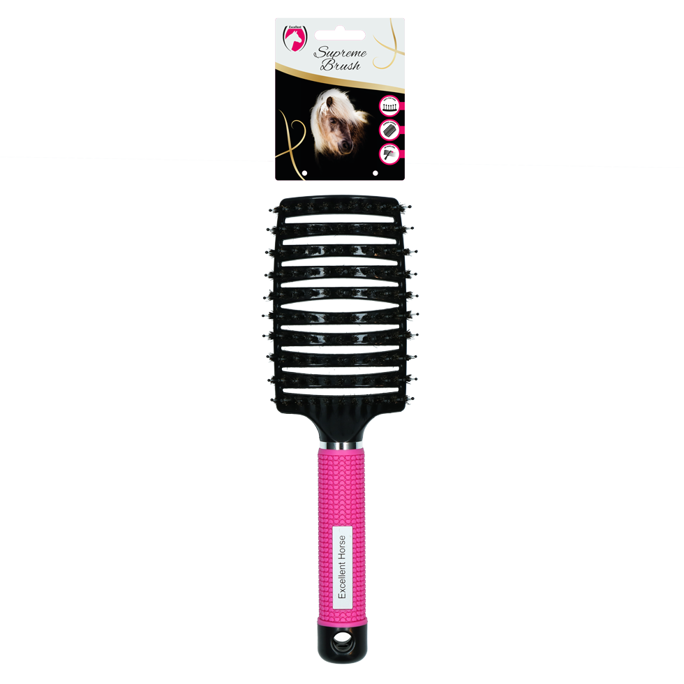 Excellent Horse Supreme Brush Rosa