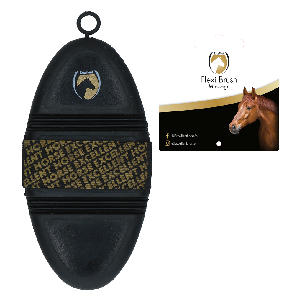 Excellent Horse Flexi Brush – Massagebürste für Pferde
