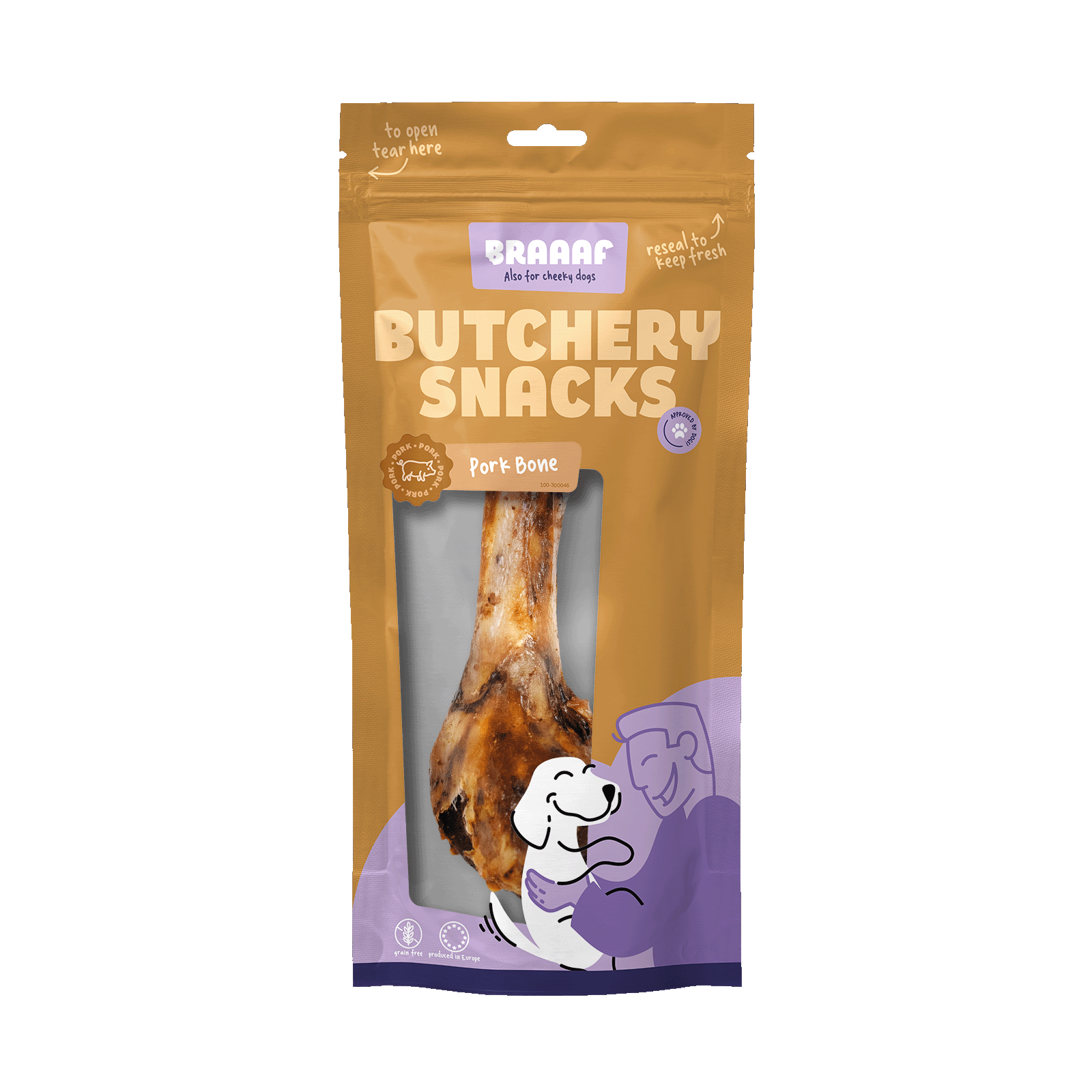 Braaaf Butchery Snacks Schweineknochen 1 Stück