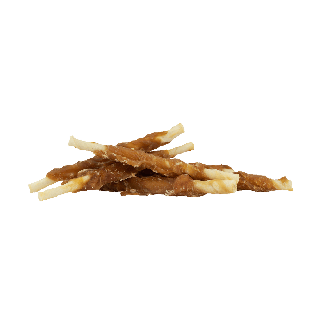 Braaaf Rawhide Roll Sticks Huhn - 8 St.