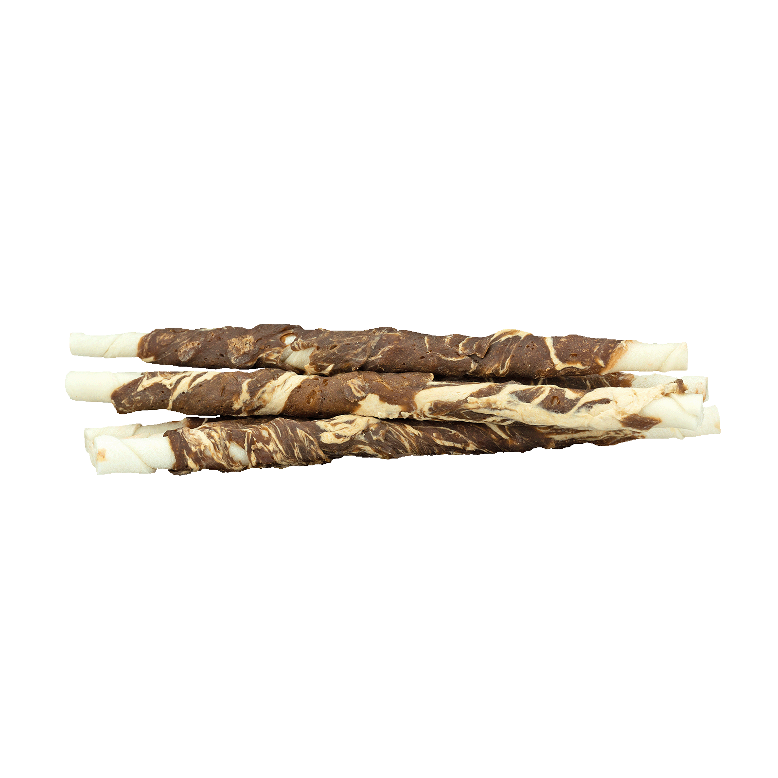 Braaaf Rawhide Twister Lamm & Fisch (6 St.) - 21 cm