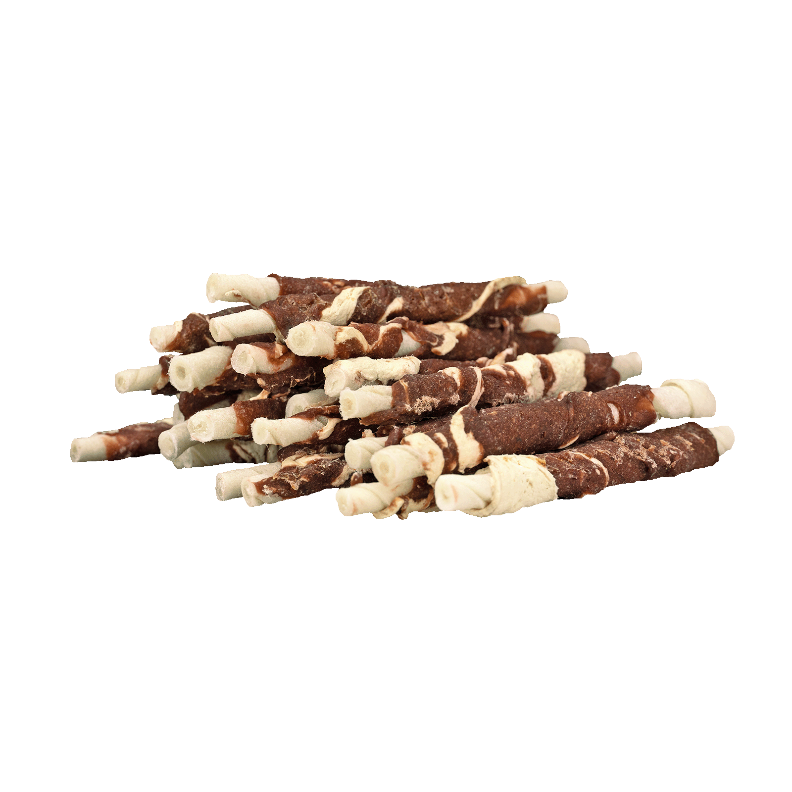 Braaaf Rawhide Roll Sticks Lamm & Fisch - 25 St.