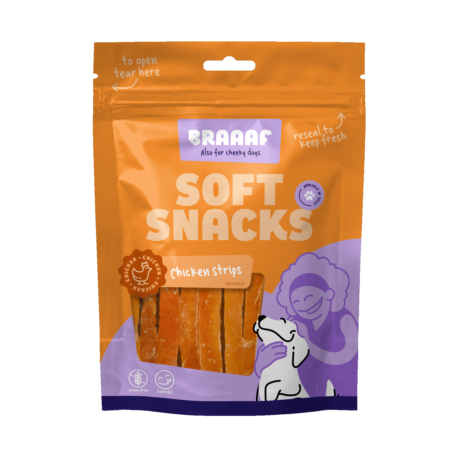 Braaaf Soft Snack Huhnerstreifen