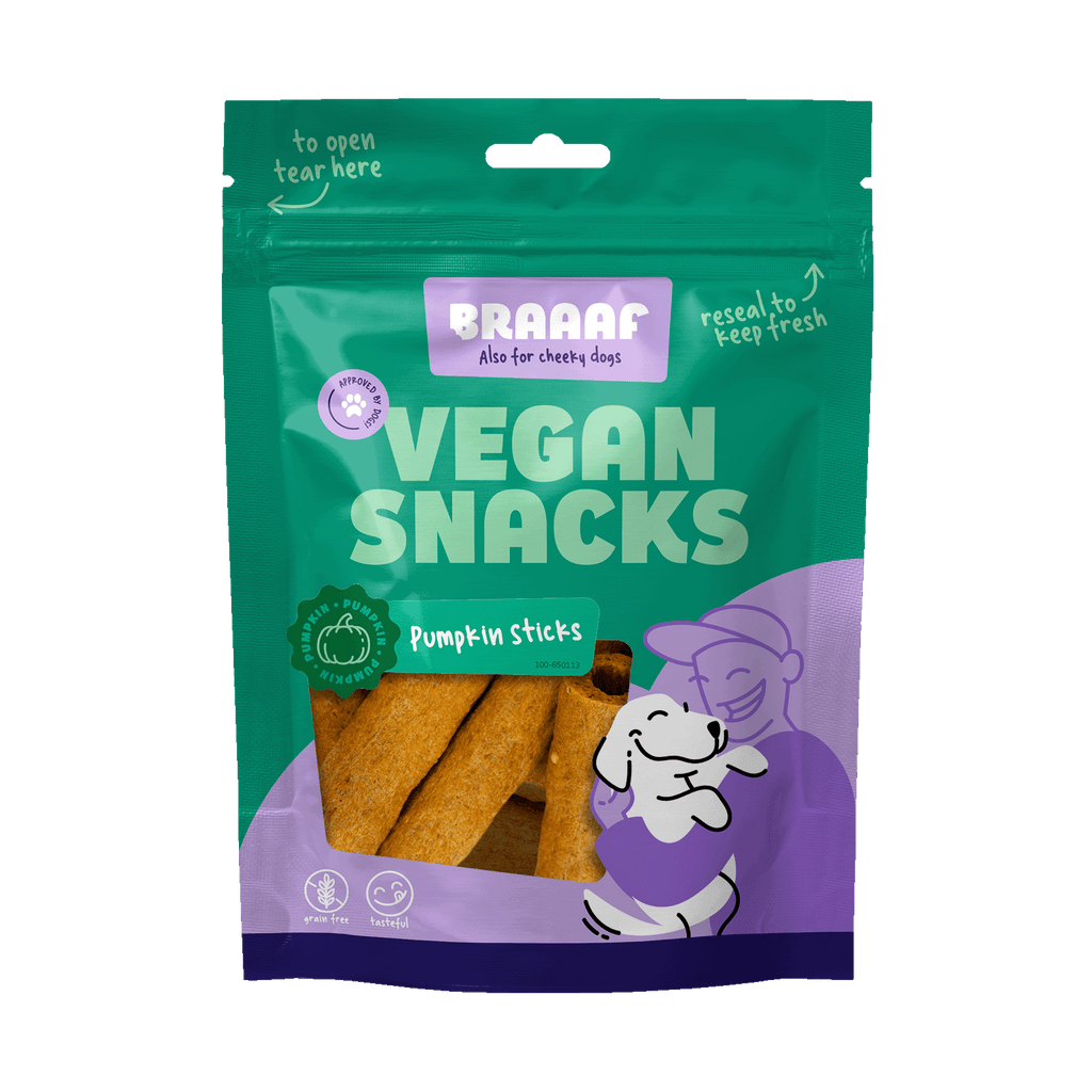 Braaaf Vegan Snack Kürbis Stick – vegan & glutenfrei | 6 cm