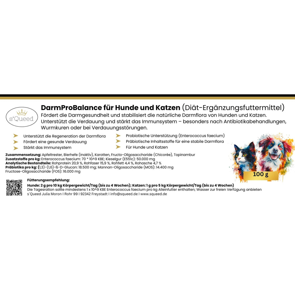 Darmpulver Katze - Durchfall und  Erbrechen Katze -Darmflora Katze aufbauen - TierVita