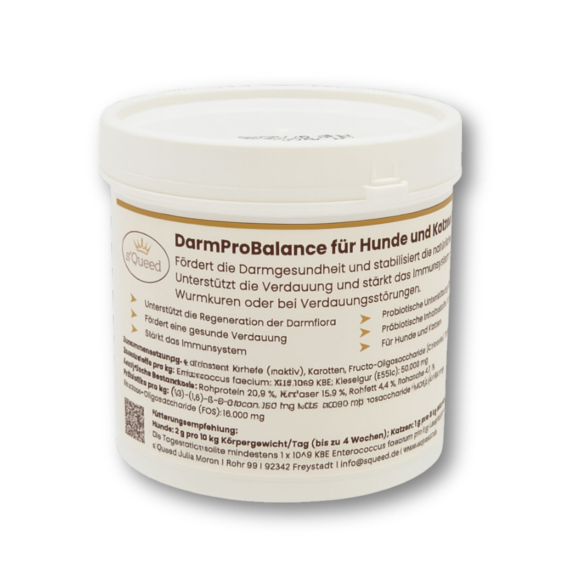 Darmpulver Katze - Durchfall und  Erbrechen Katze -Darmflora Katze aufbauen - TierVita