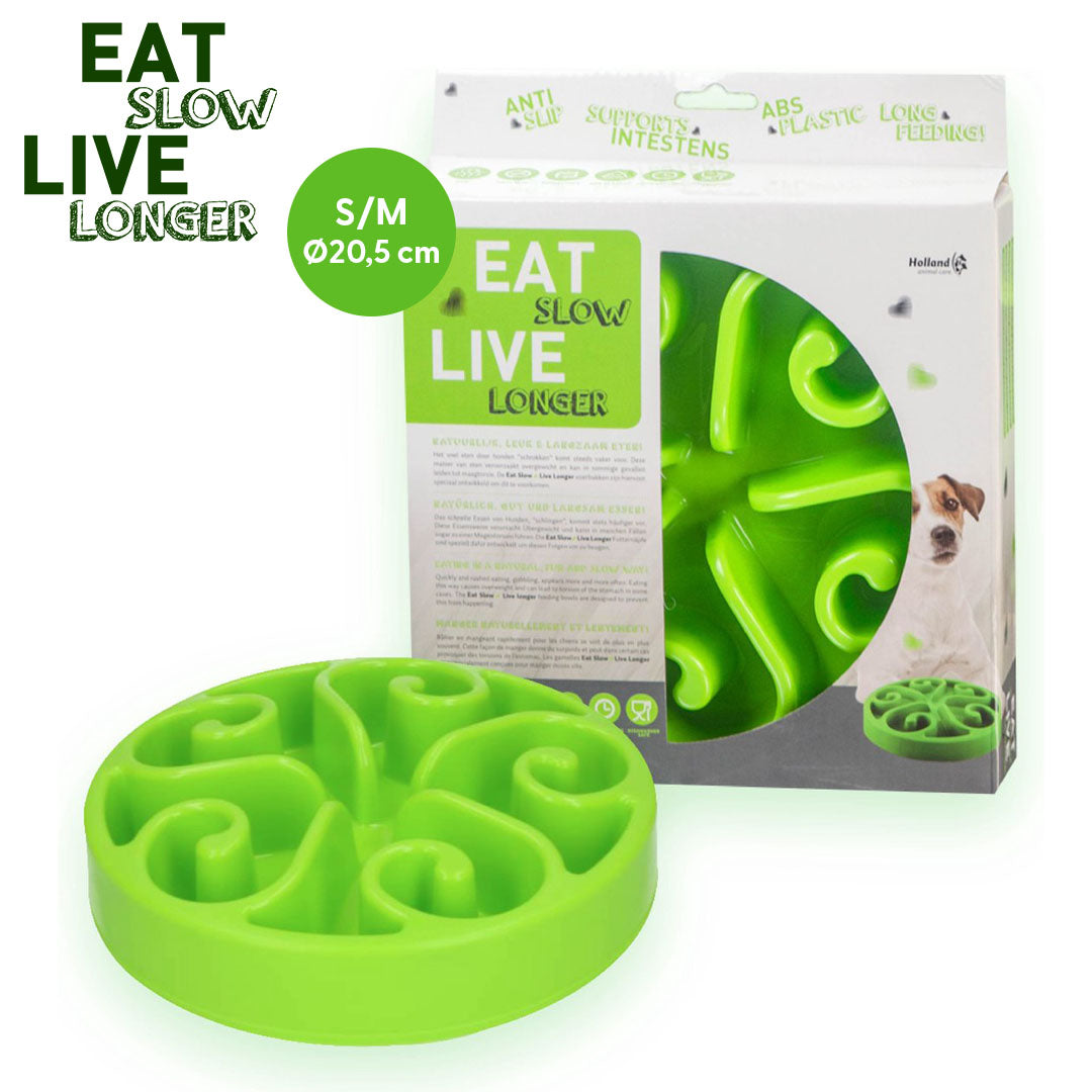 Eat Slow Live Longer Original Grün S