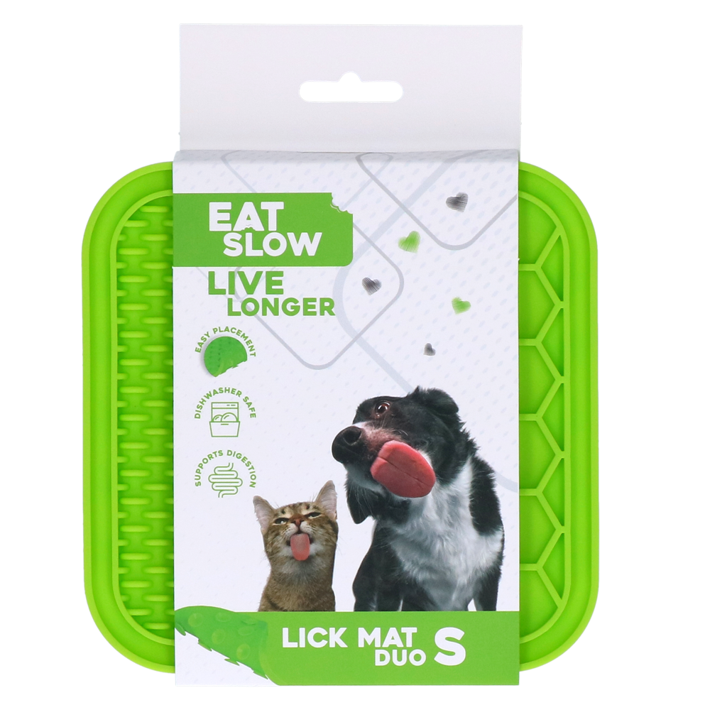 Eat Slow Live Longer Lick Mat Duo S Grün