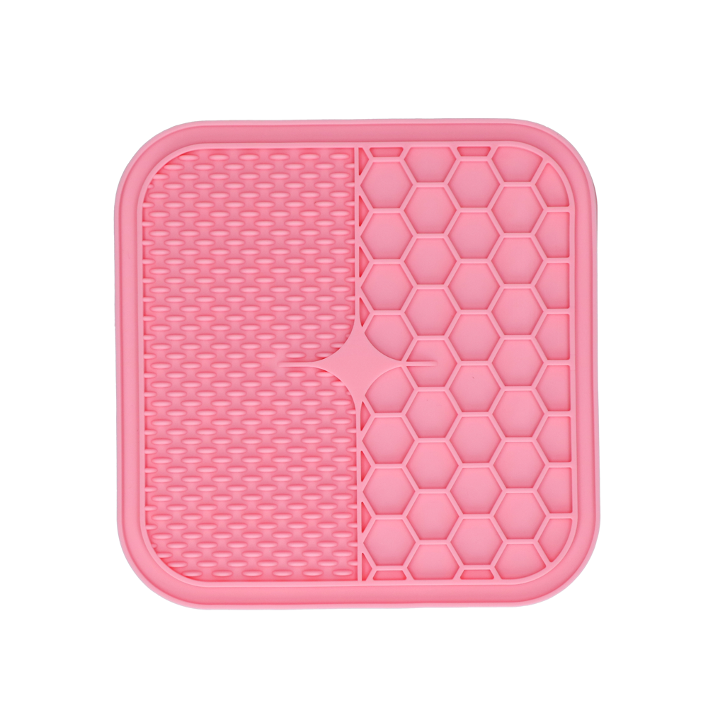 Eat Slow Live Longer Lick Mat Duo M Rosa
