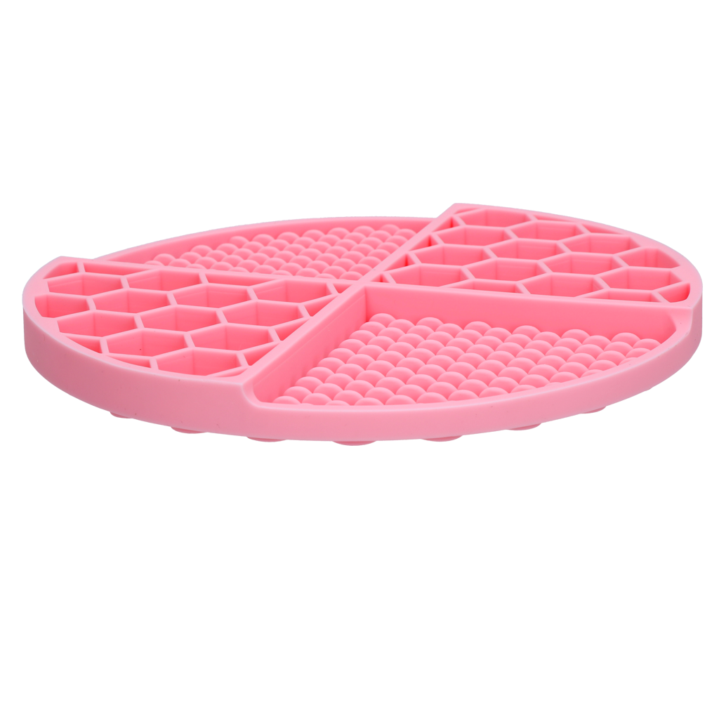 Eat Slow Live Longer Lick Mat Dimensions Circle Rosa