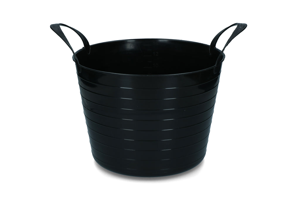 Eimer V-Trug Flexi Blau 14 l Schwarz