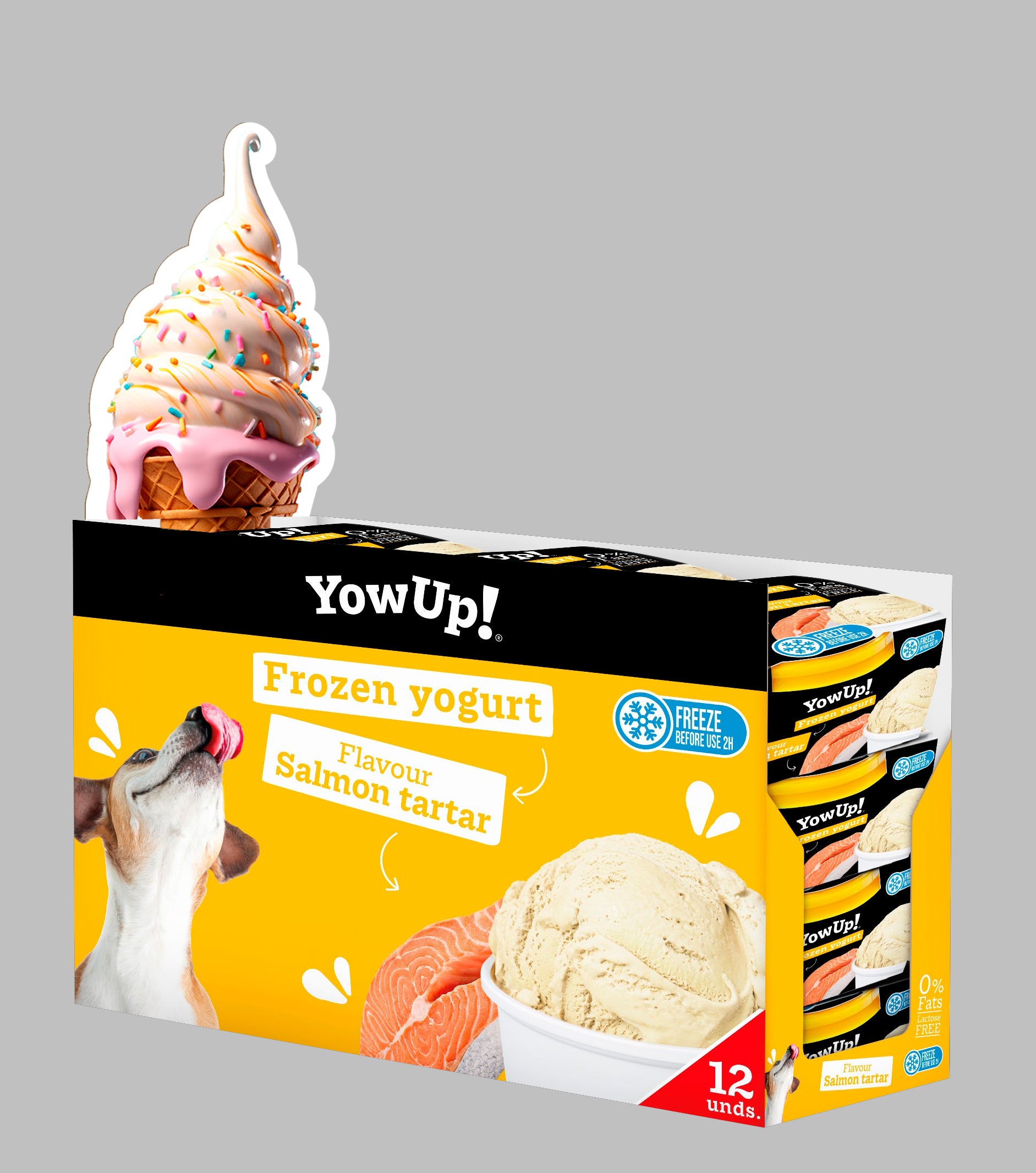 YowUp! Frozen Yoghurt Salmon Tartar