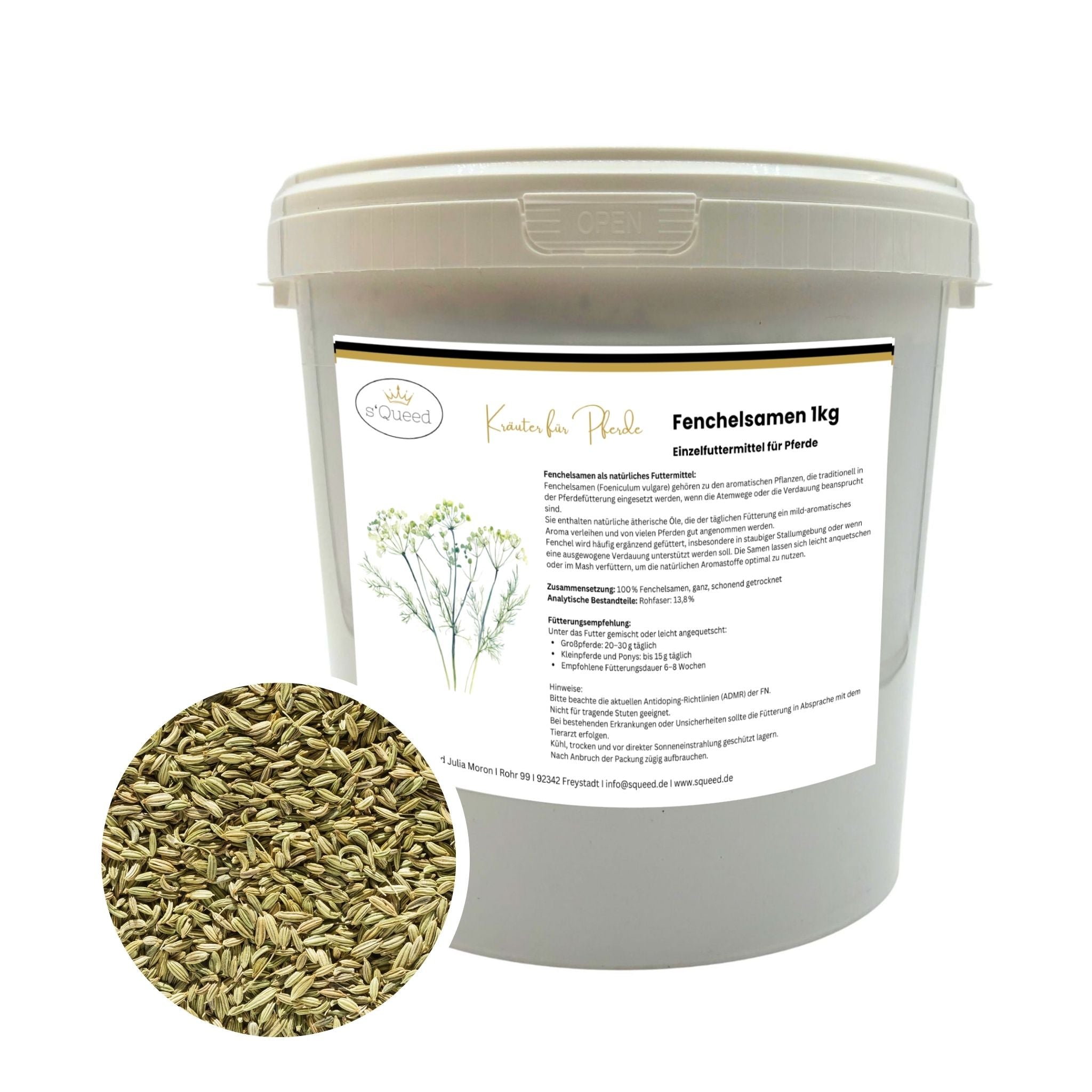 Fenchel Pferd 1kg - TierVita