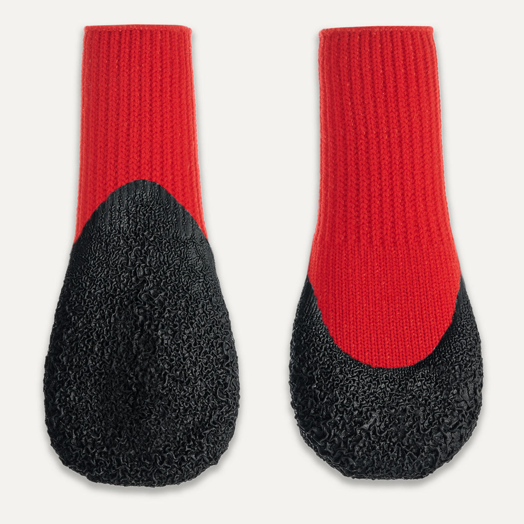 Goo-eez Dog Boots Lites 4 Per Pack XXL Rot/Schwarz