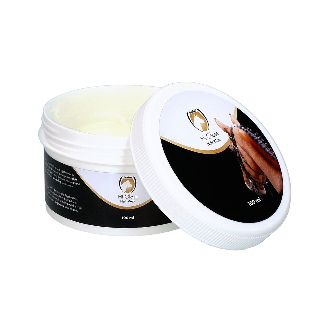 Excellent Horse Hi Gloss Hair Wax – Mähnen- & Schweifwachs für Pferde, 100 ml