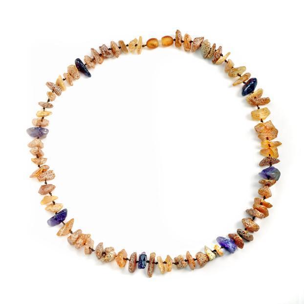 Hunde Bernsteinkette Amethyst - TierVita