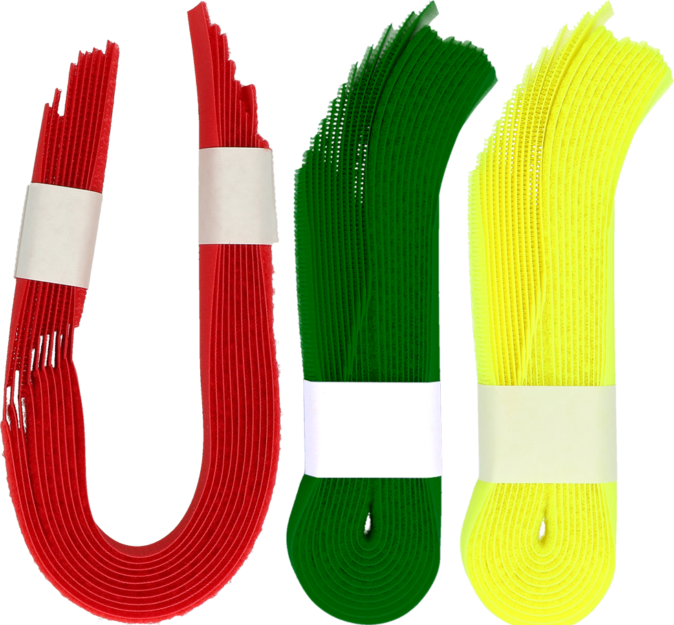 Markierungsband mit Klettverschluss, gelb Grün