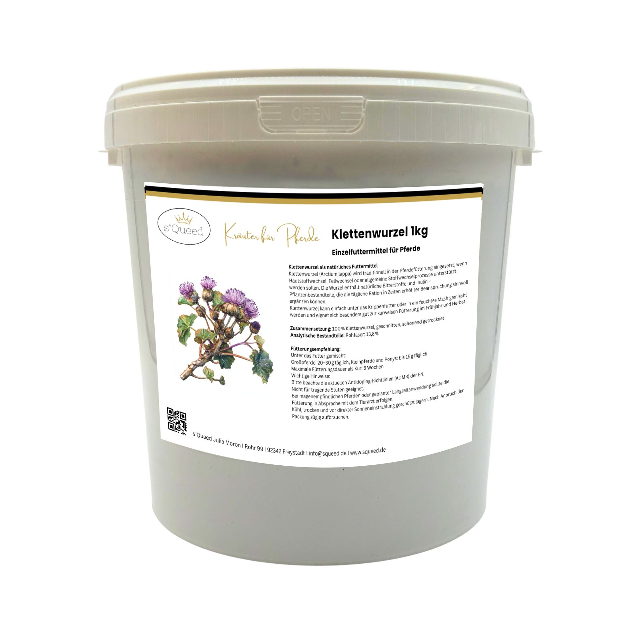 Klettenwurzel Pferd 1kg - TierVita