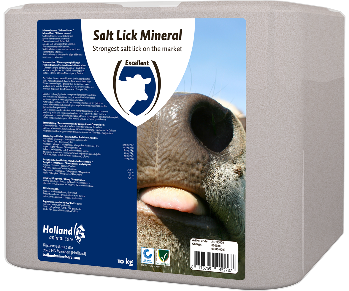 Excellent Leckstein Mineral Rindvieh 10 kg