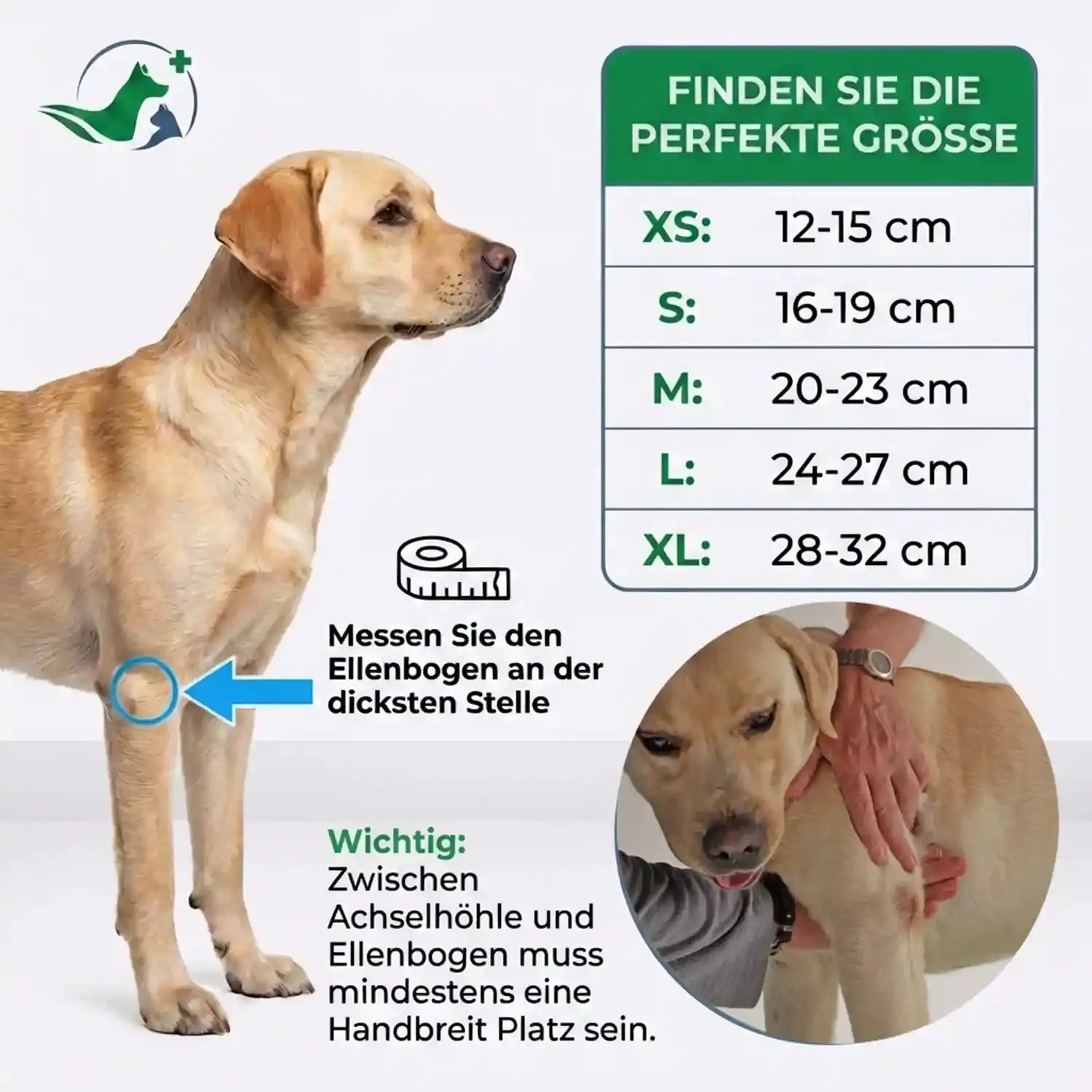 Liegeschwielen Bandage für Hunde