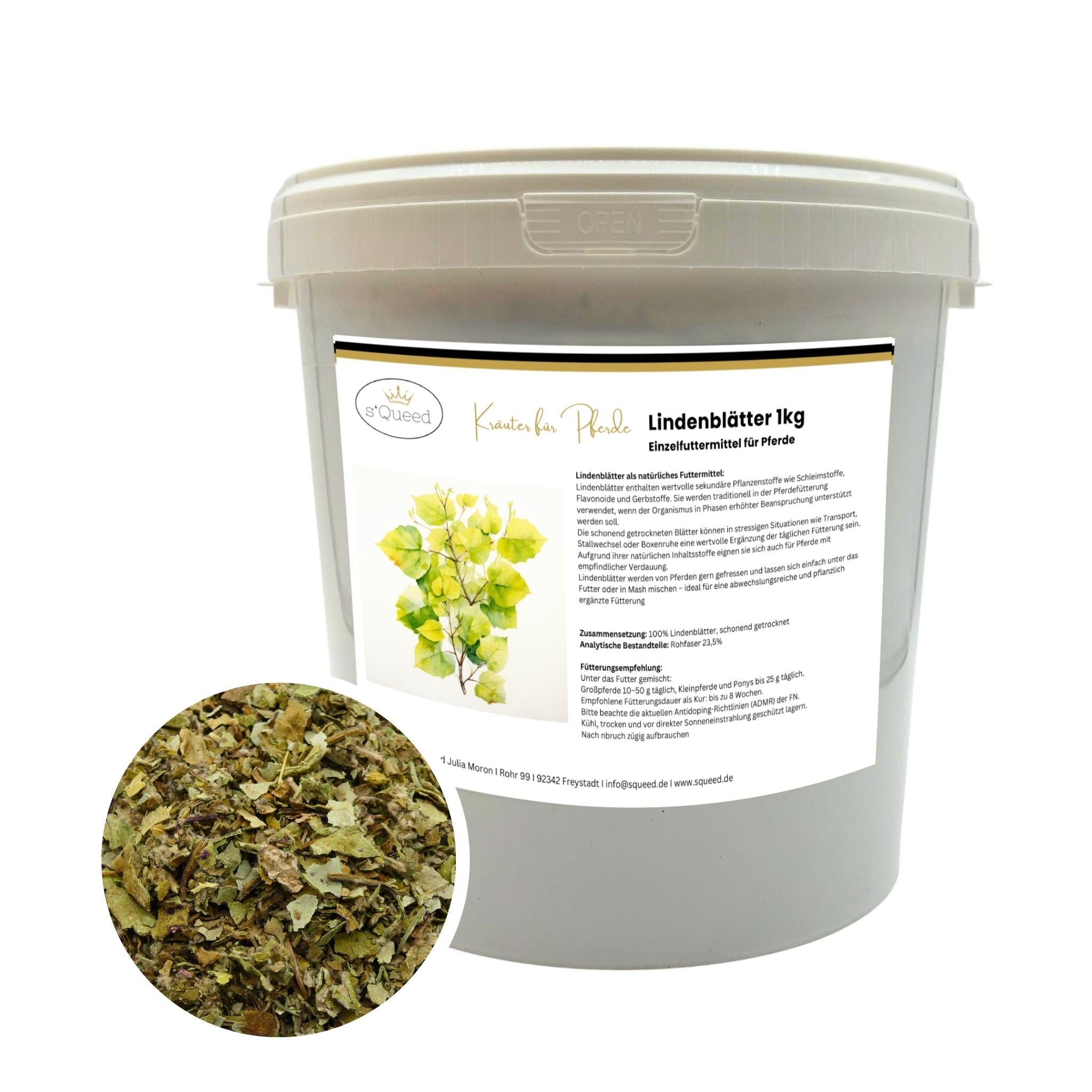 Lindenblätter Pferd 1kg - TierVita