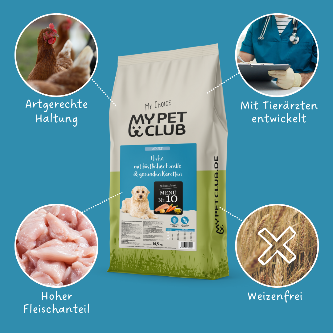 MyPetClub kaltgepresst Geflügel & Reis - TierVita