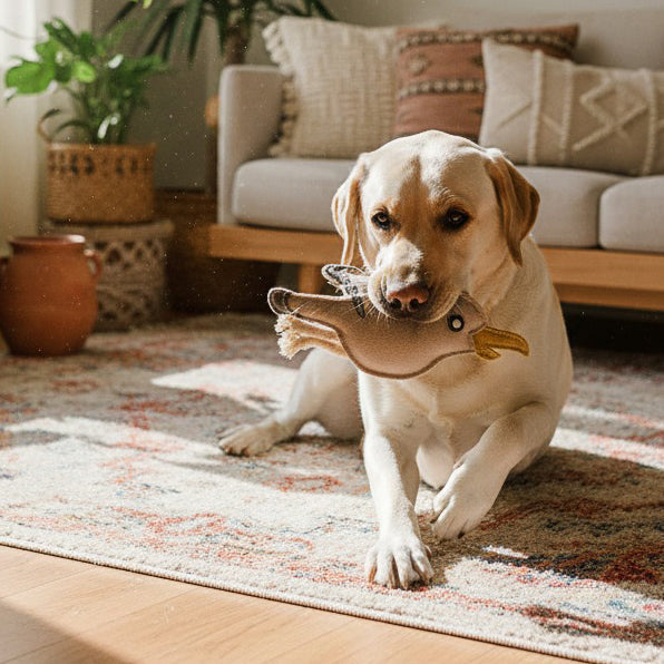 BUDDY. Hundespielzeug aus Leder "Möwe" - TierVita
