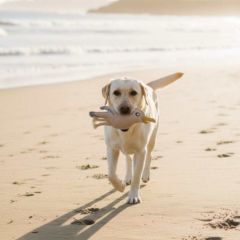 BUDDY. Hundespielzeug aus Leder "Möwe" - TierVita
