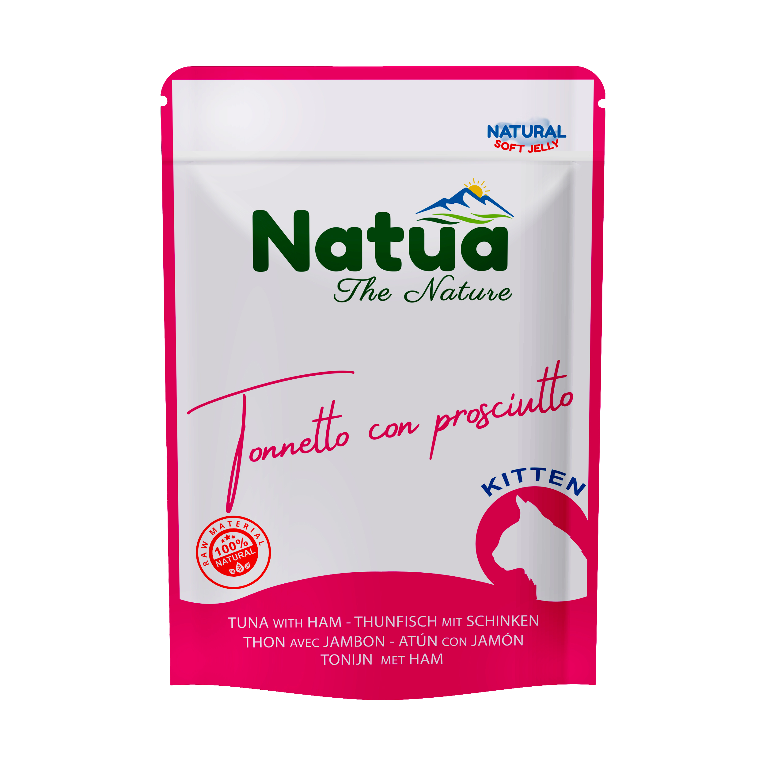 Natua Natural Pouch Katze Thunfisch mit Schinken (Kitten)