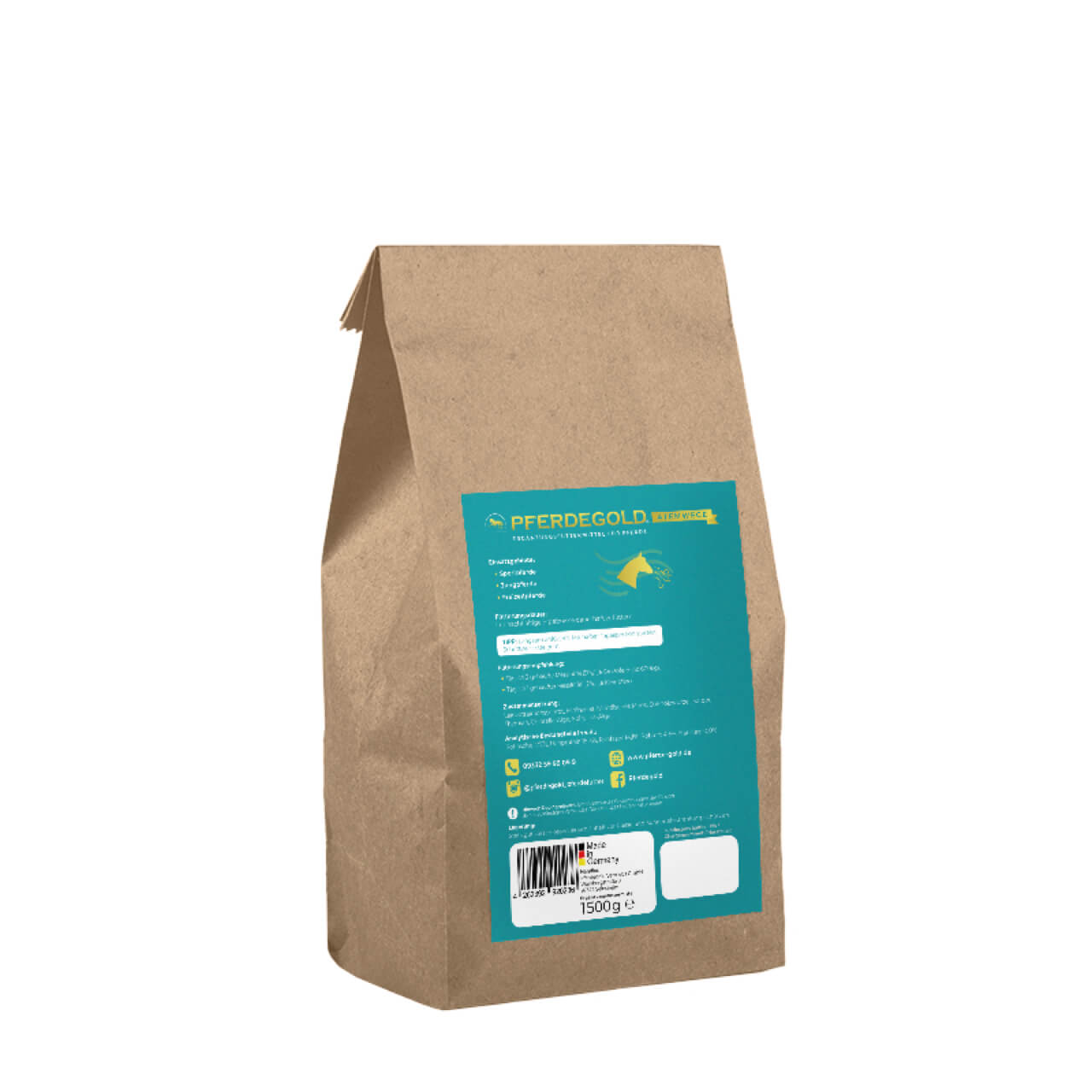 Pferdegold® Atemglück – Ergänzungsfutter für gesunde Atemwege beim Pferd