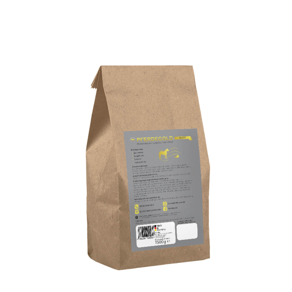 Pferdegold® Hufe – Ergänzungsfutter für gesunde Pferdehufe mit Biotin & Zink
