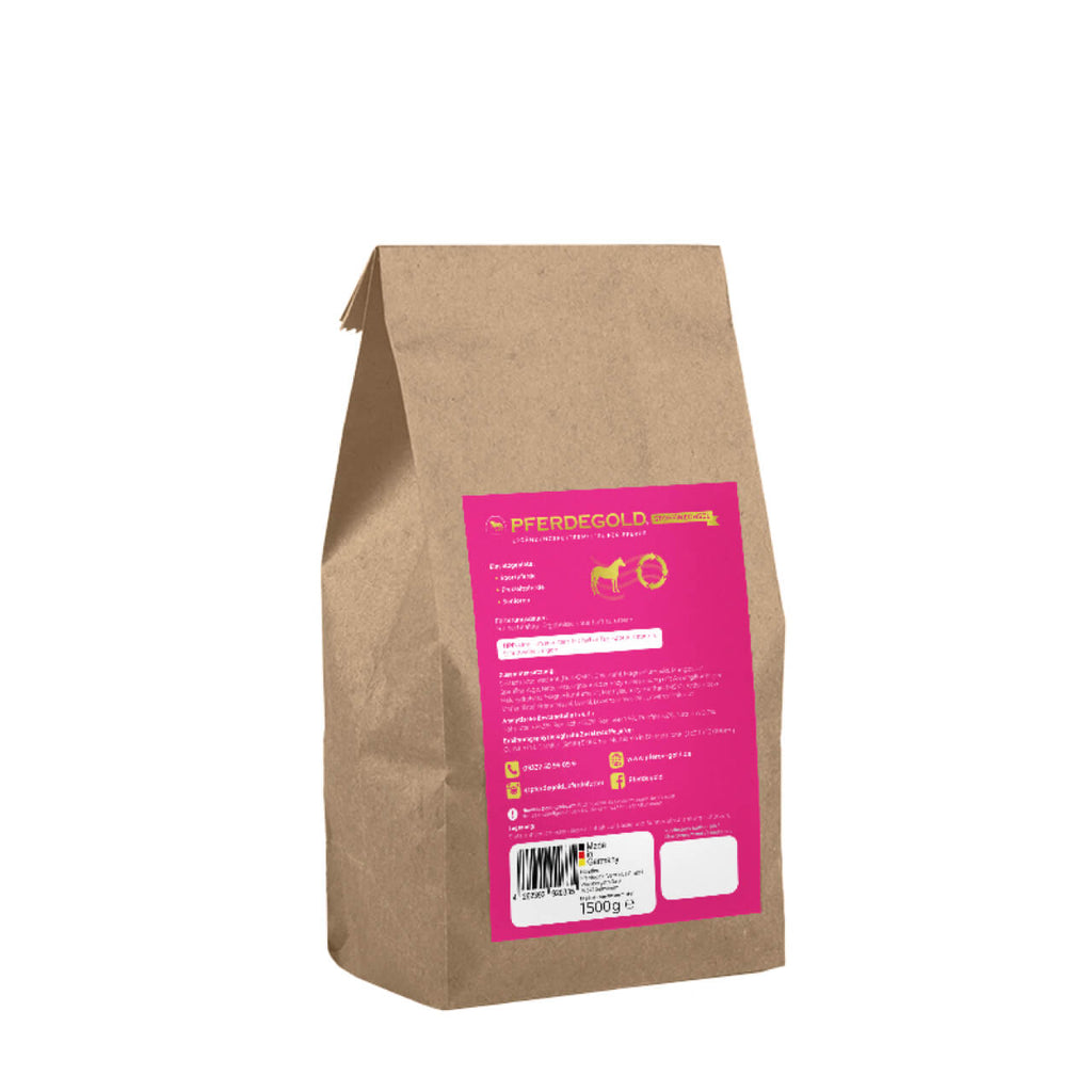 Pferdegold® Stoffwechsel – Ergänzungsfutter für Pferde mit Magnesium & Kräutern