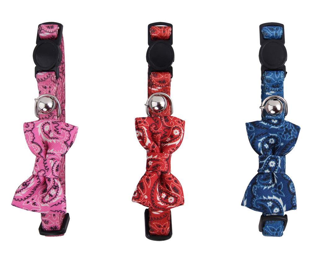 Pawise Cat Collar With Bowknot Rot